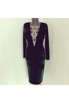 Stunning Dark Emerald dress 