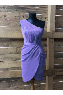Rochie din crep lavanda