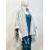 Cardigan din Blana ecologica, silver, captuseala French satin