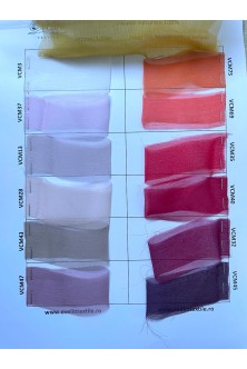 Rochie din Voal de Matase Naturala Papaya