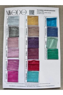 Rochie din Tulle de Matase Naturala Bronz