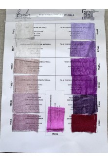 Rochie din Tulle de Matase Naturala cu irizatii metalice