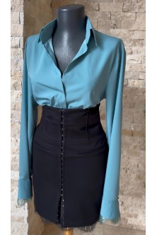 Fusta neagra din Ponte di Roma, cu brau corseleta