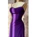 Rochie de seara din Crep mov cu drapaje 
