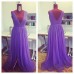 Rochie din tulle plisat lavanda